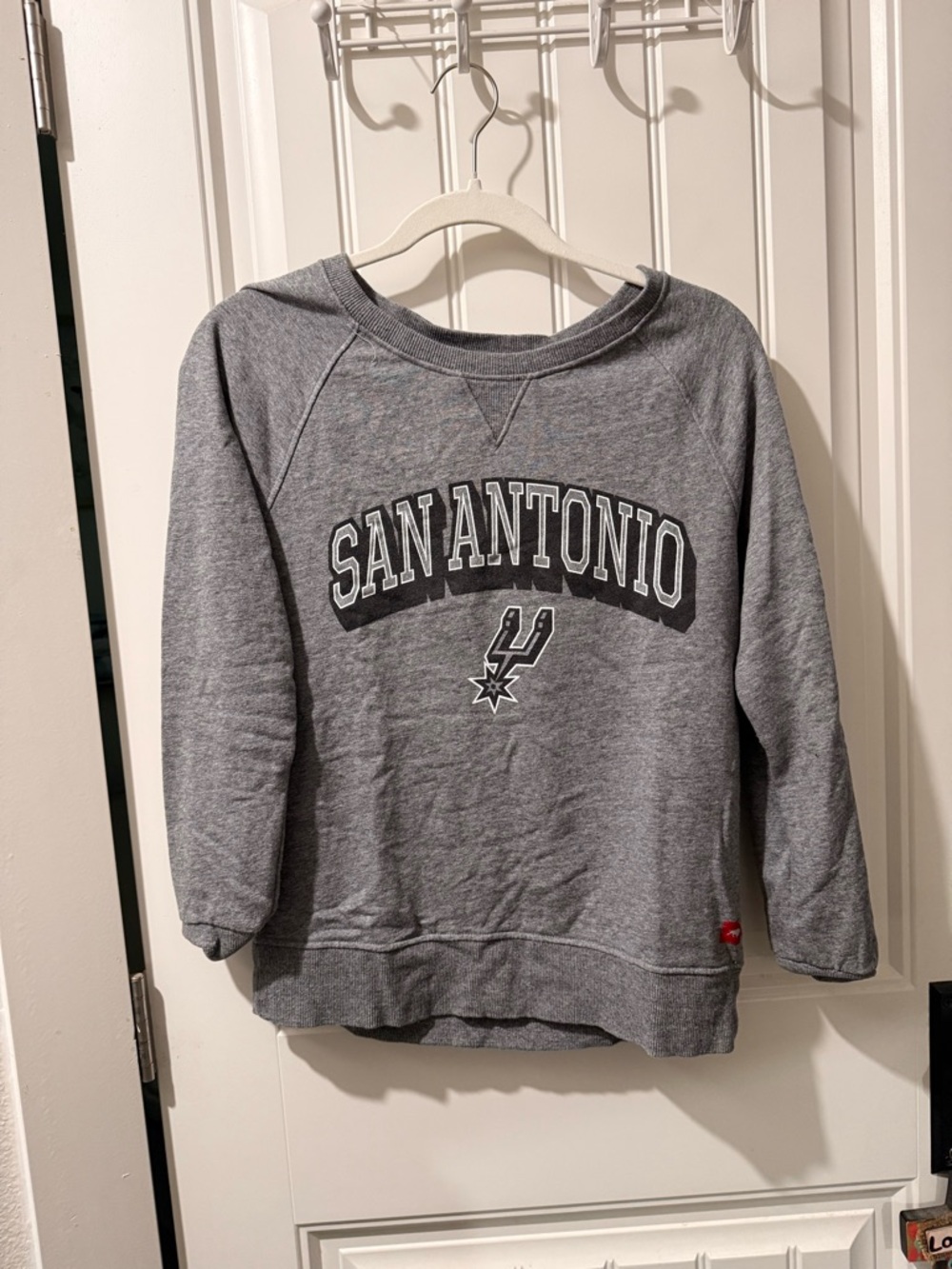San Antonio Spurs Gray Crewneck Sweatshirt